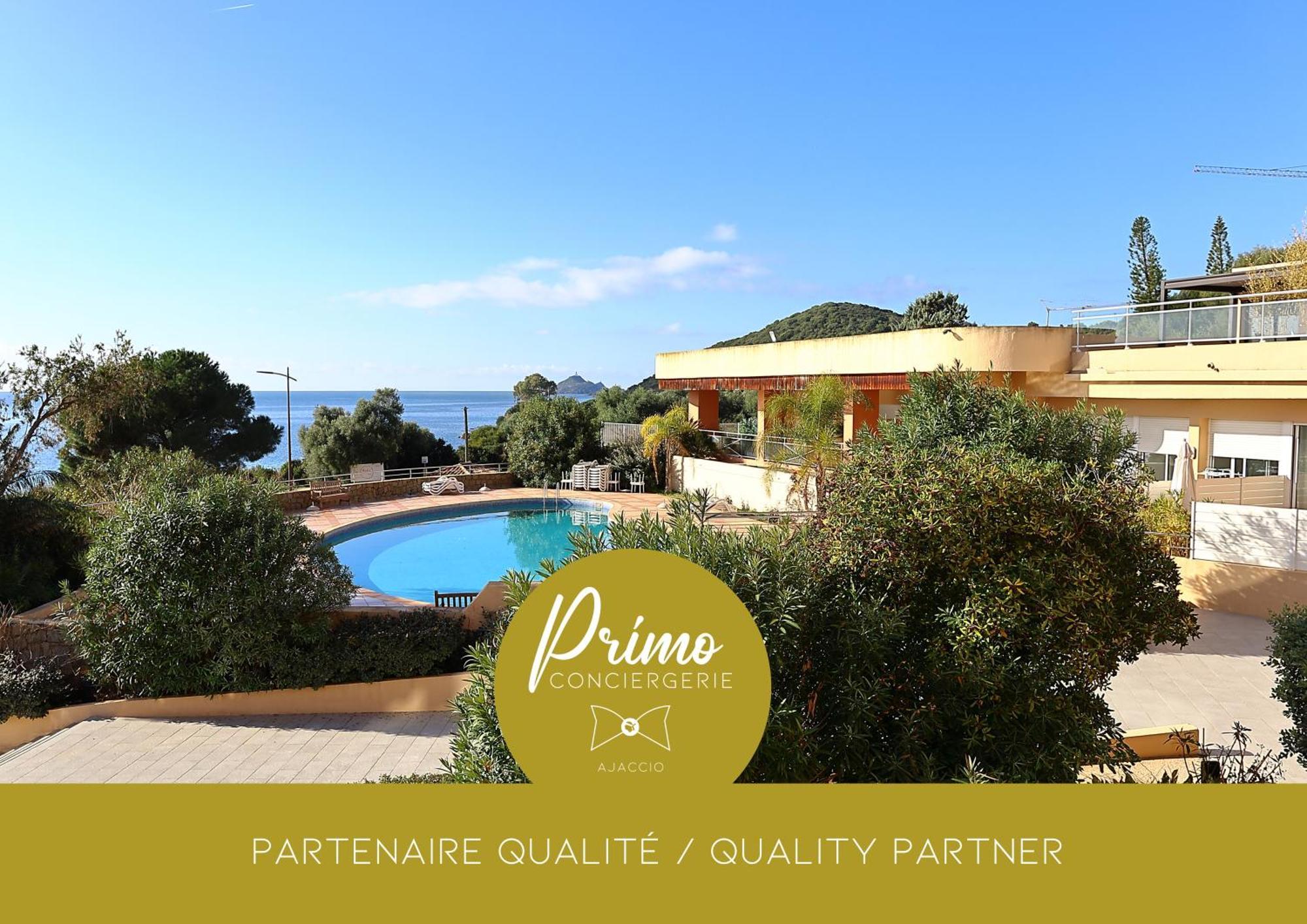 Superbe T2 Vue Mer - Piscine & Plage A 100M Ajaccio  Eksteriør billede